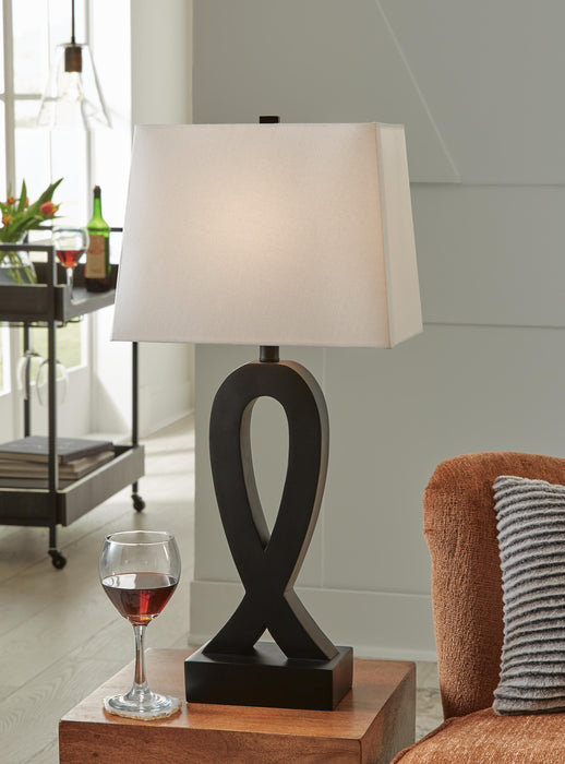 Markellton Black Poly Table Lamp (Priced Per Item, Must Order 2, 4, 6, or 8)