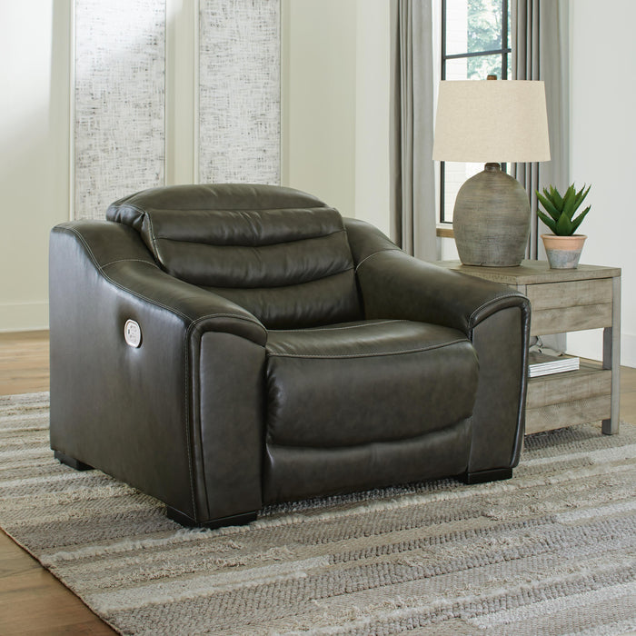 Center Line Dark Gray PWR Recliner/ADJ Headrest