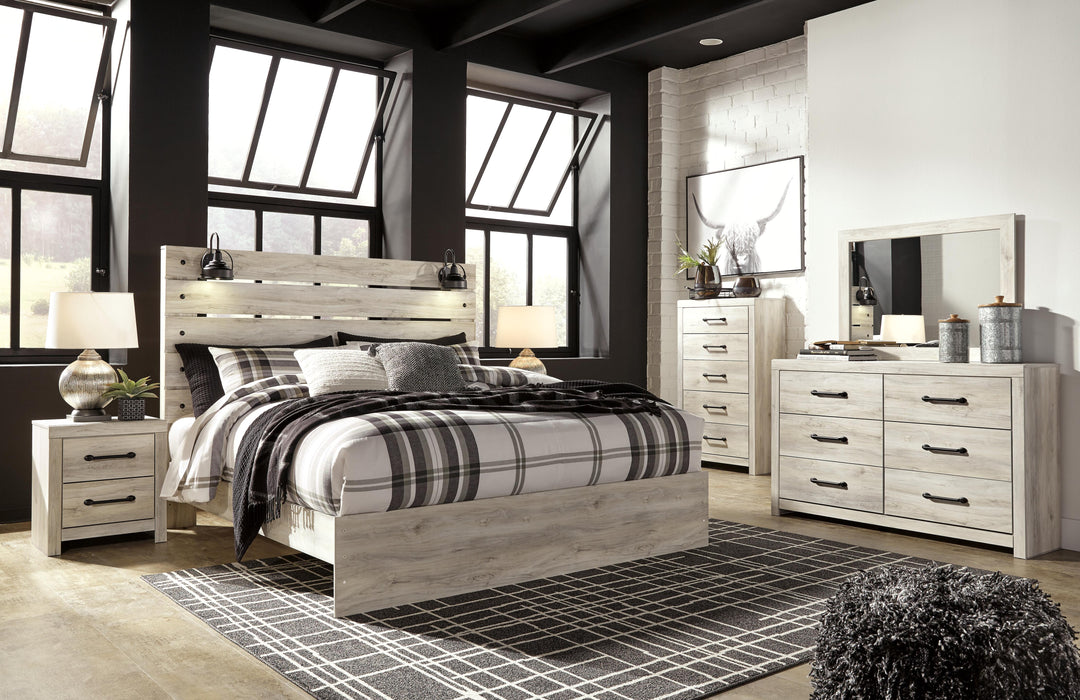 Cambeck Whitewash Cambeck King Panel Bed