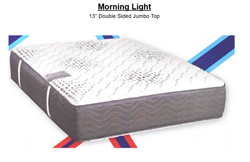 Morning Light Queen Mattress - new