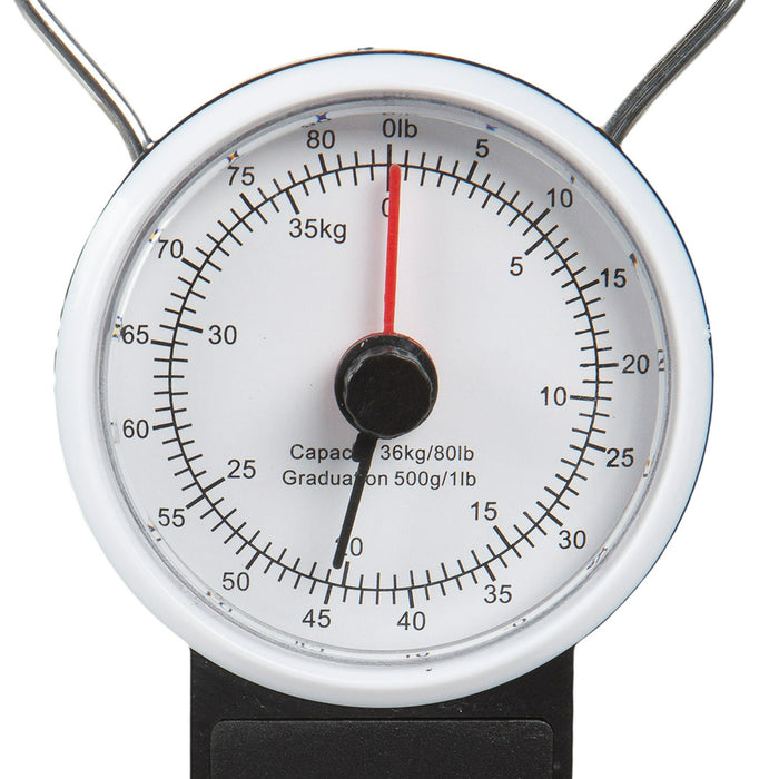 Protégé Manual Travel Luggage Scale with Strap, 80lb Capacity, Metal - (4.5 x 3 x 1.2") - use_like_new