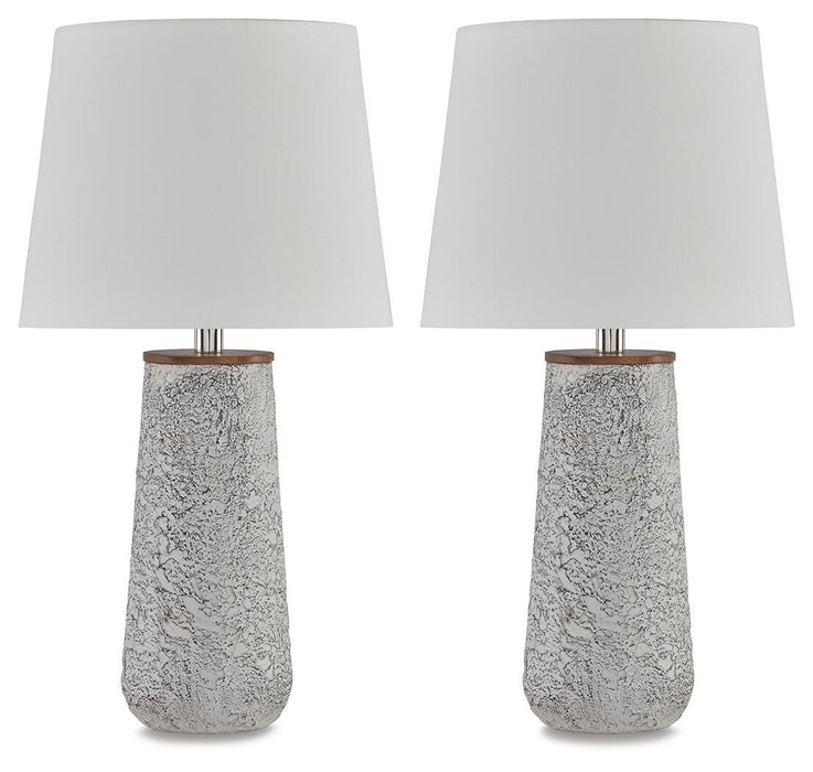 Chaston Antique White Metal Table Lamp (Priced Per Item, Must Order 2, 4, 6, or 8)