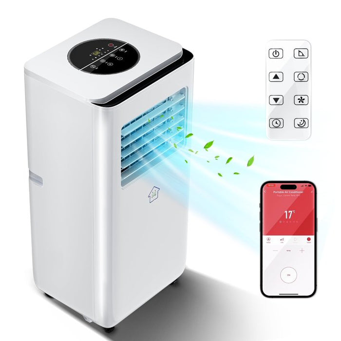 MF Studio 8000BTU ASHRAE Portable Air Conditioner with APP/Remote Control, 3-in-1 Standing AC with Cooler, Dehumidifier, Fan, Covers up to 350 Sq. Ft - new