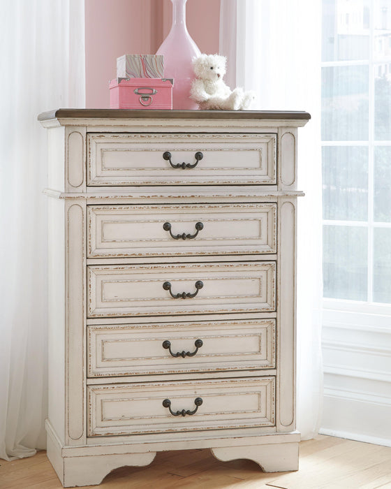Realyn Chipped White Chest