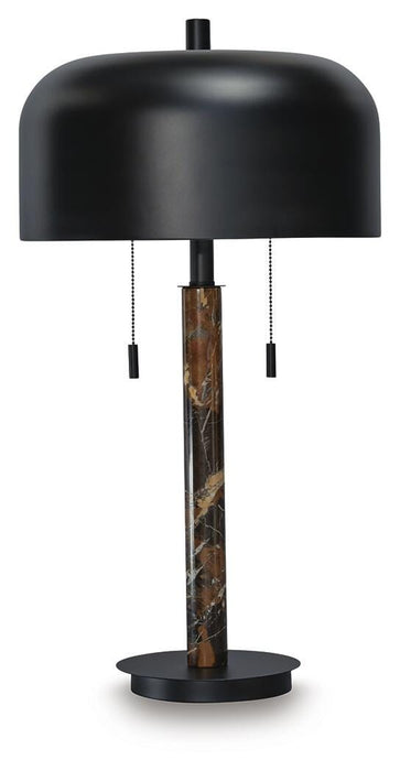 Alanbert Brown/Black Metal Table Lamp (1/CN)