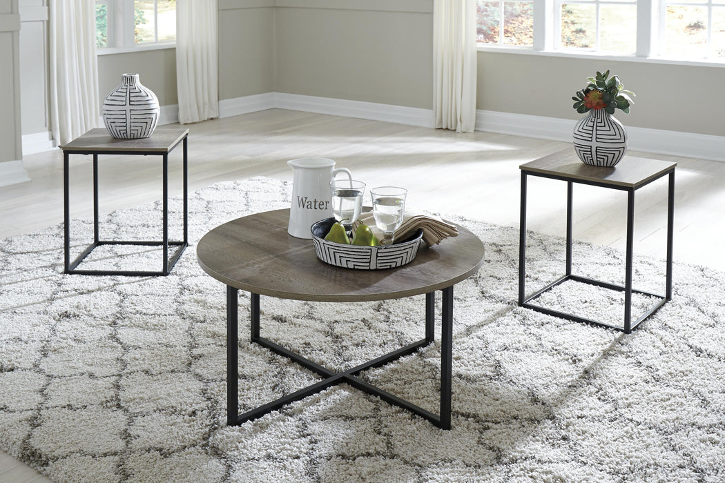 Wadeworth Two-tone Occasional Table Set (3/CN)