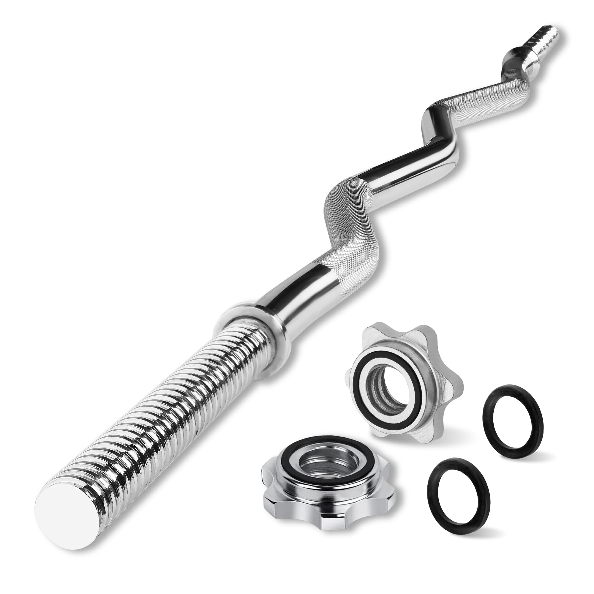 Yes4all Standard Straight Barbell 60-inch Long Yes4All Curl