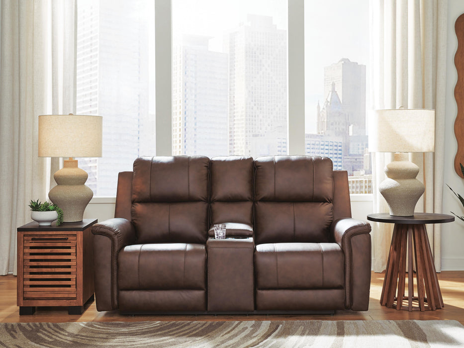 Beryton Espresso PWR REC Loveseat/CON/ADJ HDRST
