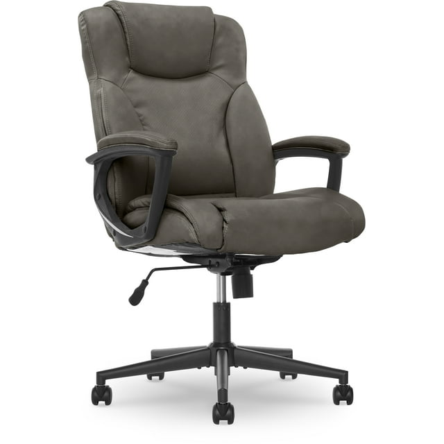 Serta Connor Office Chair Gray Bonded Leather - new