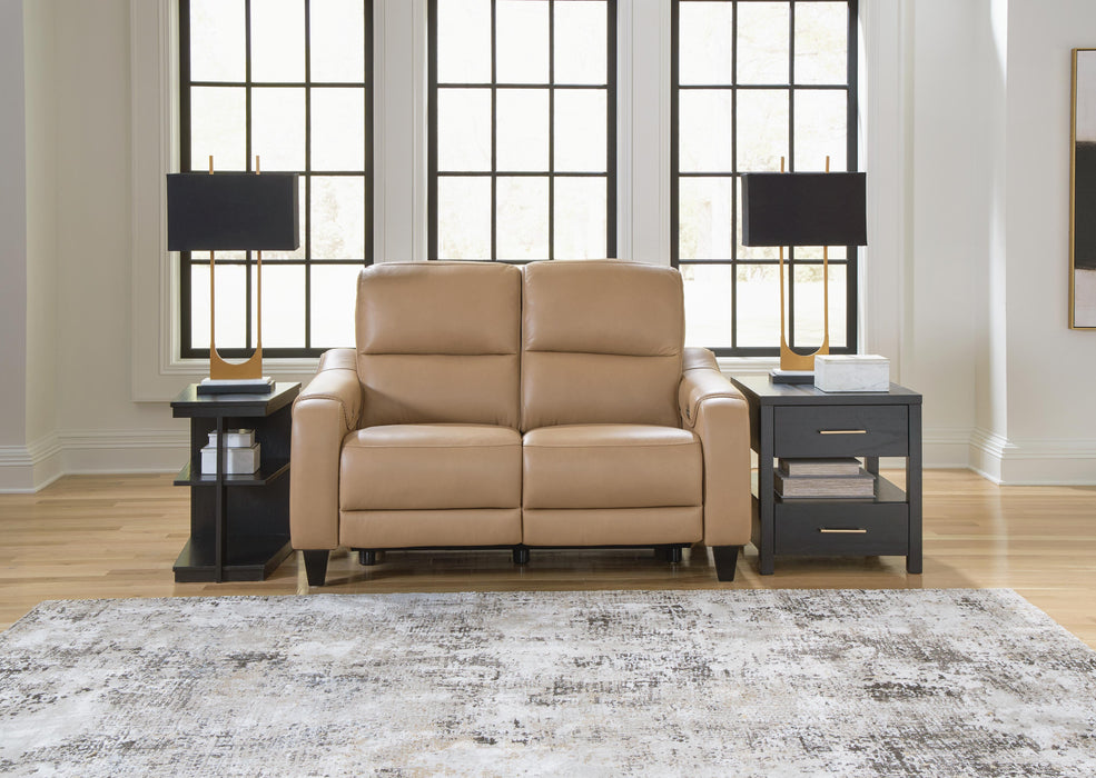 Mosswell Toffee Mosswell Power Reclining Loveseat