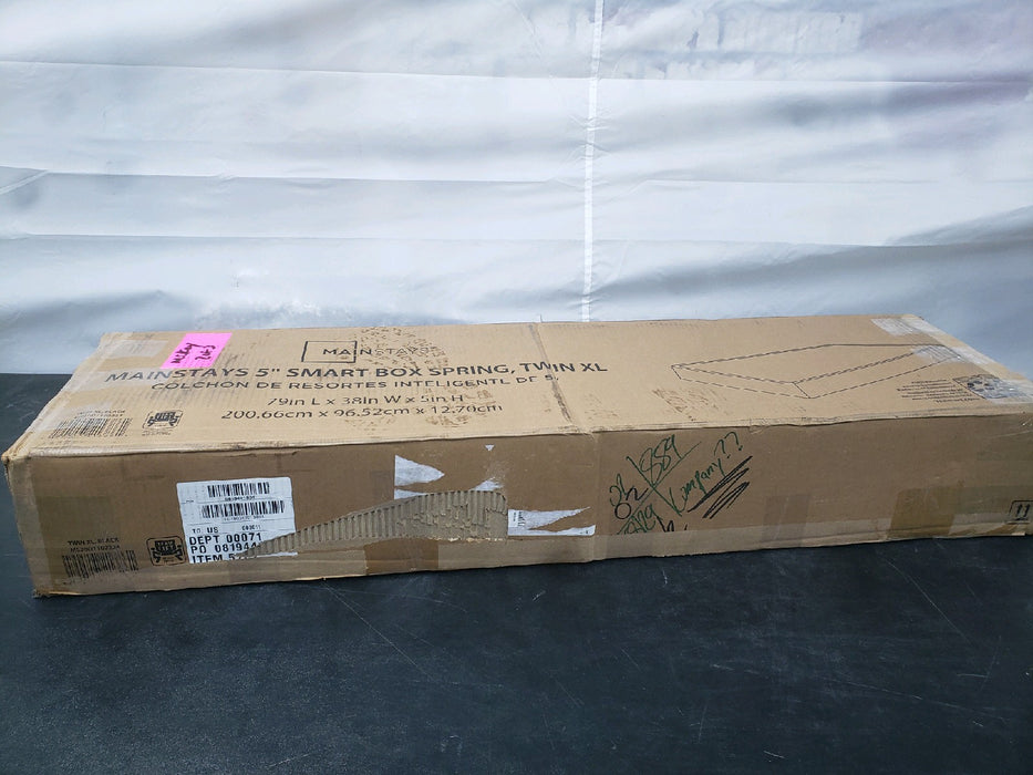 Mainstays 5" Twin-XL High Profile Easy Assembly Smart Metal Box Spring - new