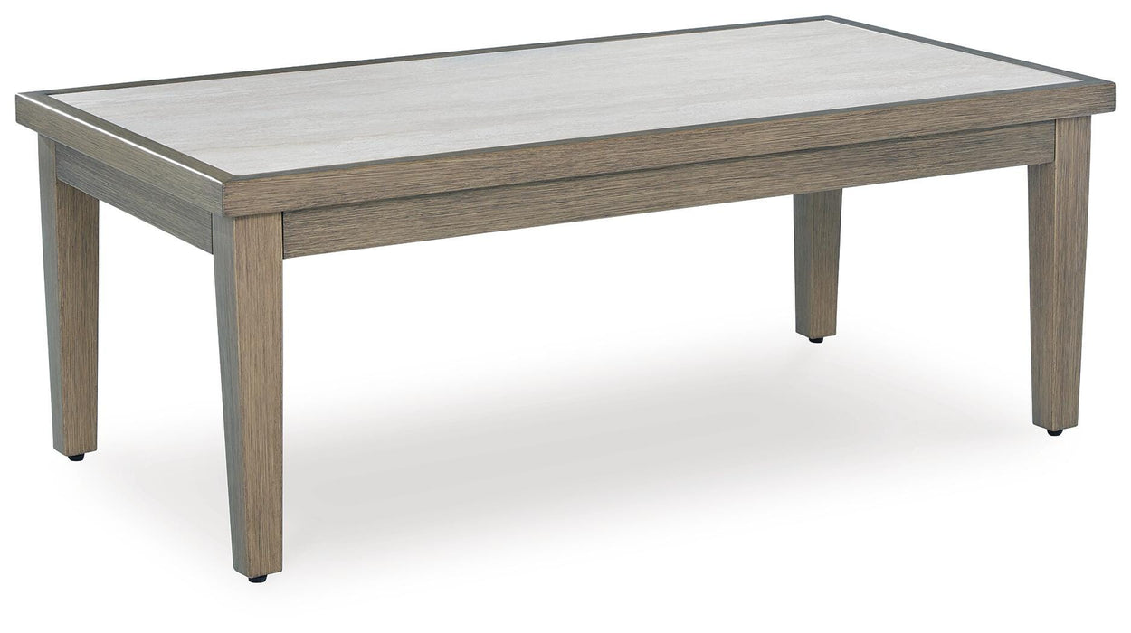 Rainier Ranch Brown/Beige Rectangular Cocktail Table