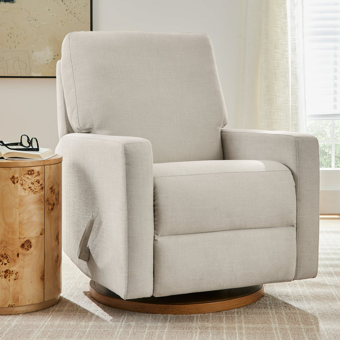 Better Homes & Gardens Modern Farmhouse Glider Recliner, Cream Linen - new