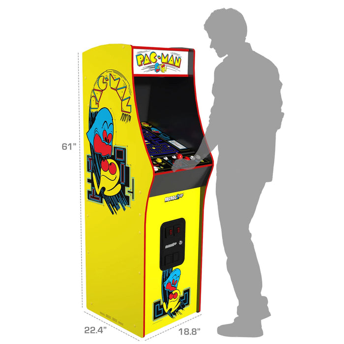 Arcade1Up PAC-Man Deluxe Arcade Machine for Home - 5 Feet Tall - 14 Classic Games - new