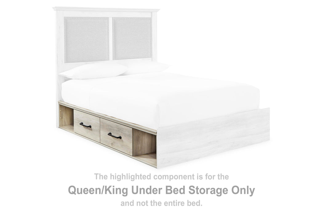 Cambeck Whitewash Queen/King Under Bed Storage