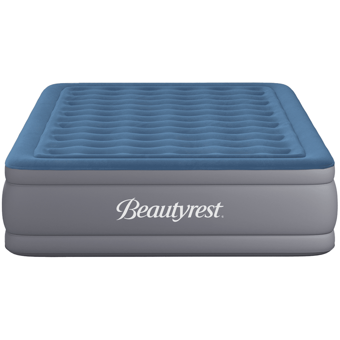 Beautyrest Extraordinaire 20” Queen Size Air Mattress with Built-in Pump - Blow-up Mattress Best for Camping & Guests, 3 Year Warranty - new