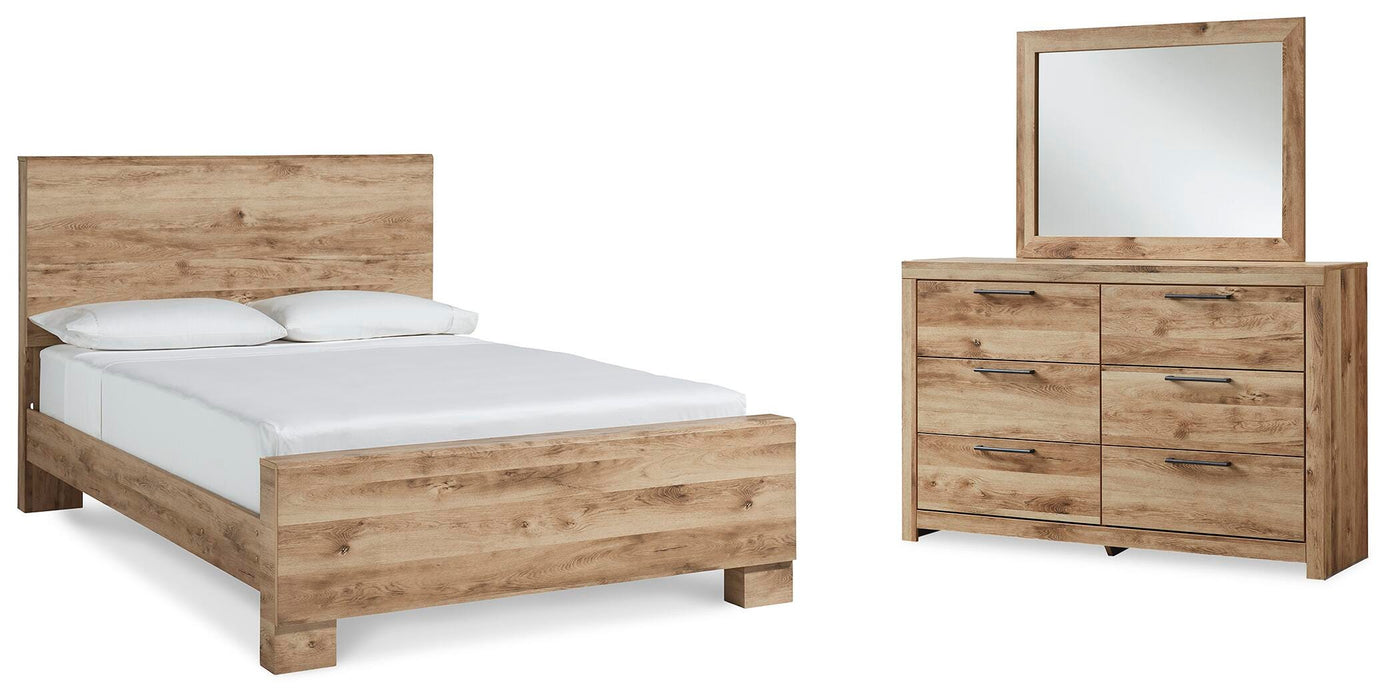 Hyanna Tan Brown Panel Bedroom Collection