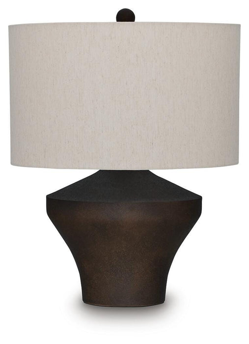Dolanham Distressed Brown Metal Table Lamp (1/CN)
