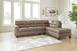 Navi Fossil Navi 2-Piece Sectional Chaise Sleeper Sofa