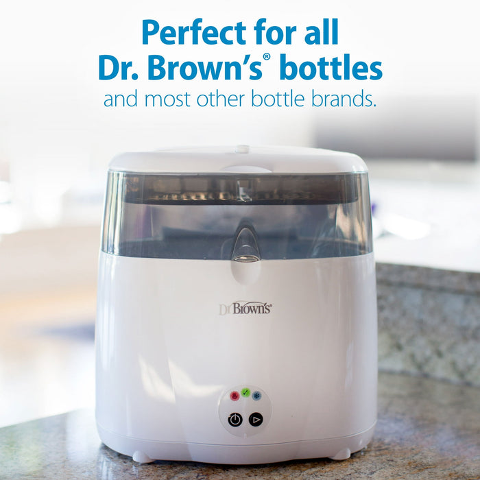 Dr. Brown's Deluxe Electric Sterilizer for Baby Bottles, Nipples, & Other Baby Essentials, BPA Free - new