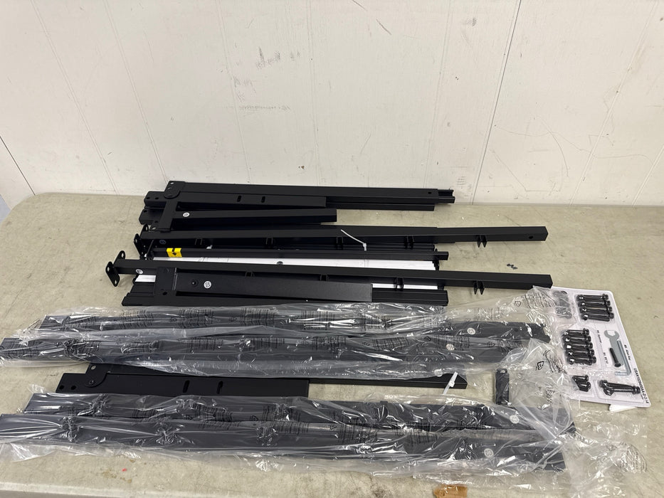 Lusimo Twin Bed Frame No Box Spring Needed 14 inch Heavy Duty Metal Platform Bed Frame Twin Size Anti Slip Support Easy Lock Assembly, Black - new