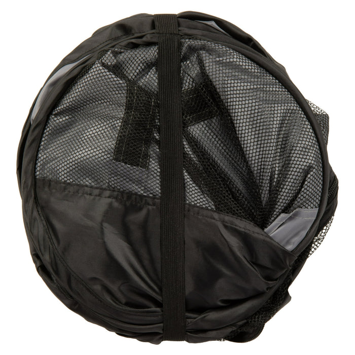 FurHaven Pet Products Medium Portable Mesh Playpen Pop-Up Enclosure For Dogs & Cats, Black - new