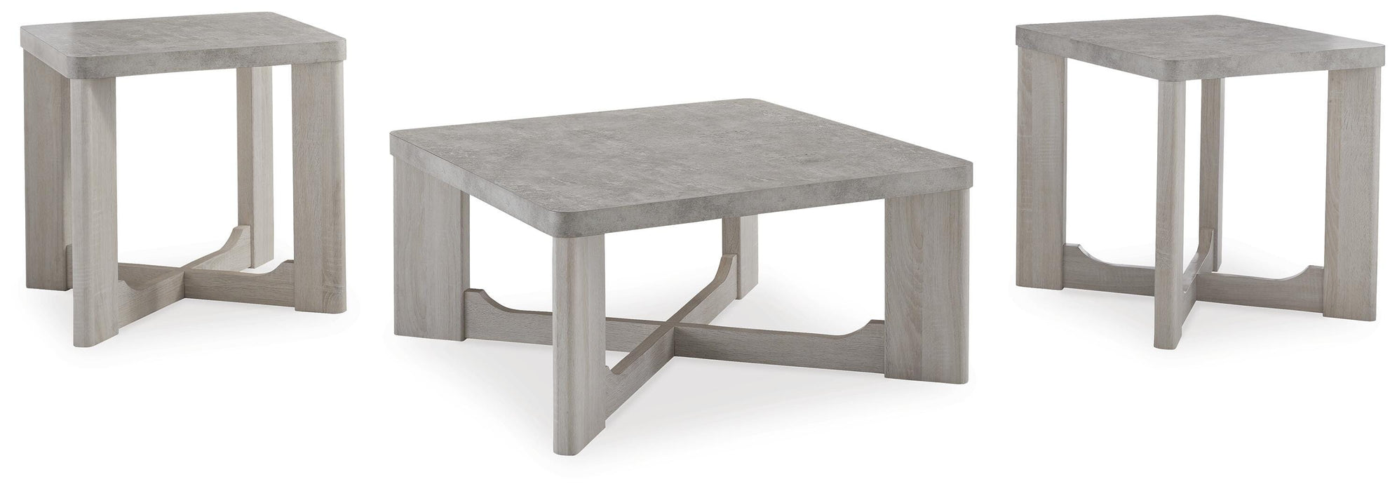 Garnilly Whitewash Occasional Table Set (3/CN)