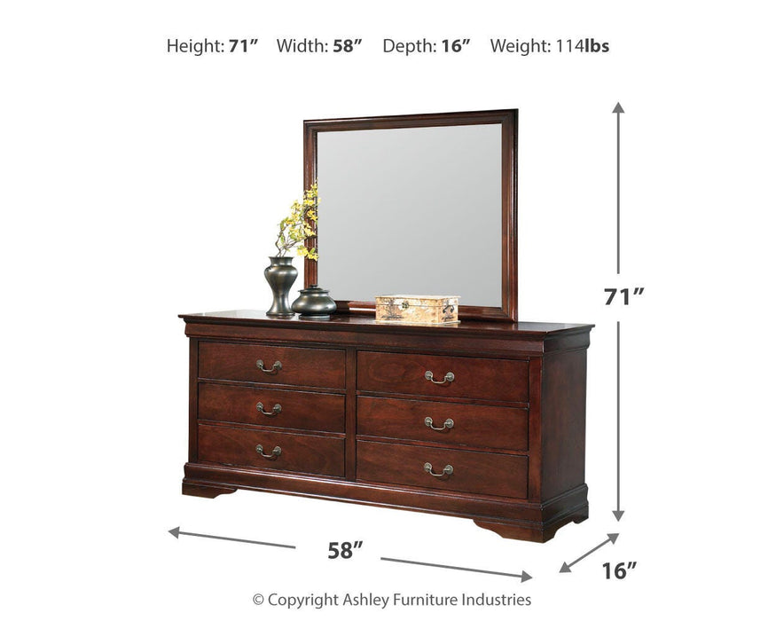 Alisdair Reddish Brown Alisdair Dresser and Mirror
