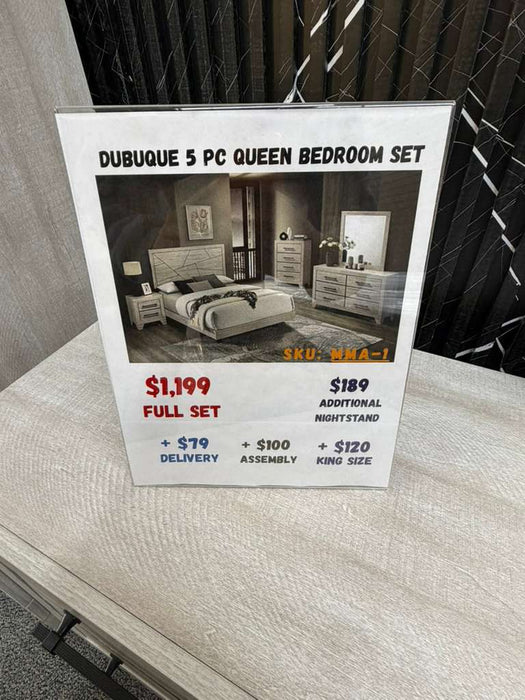 Dubuque 5 Pc Queen Bedroom Set - new