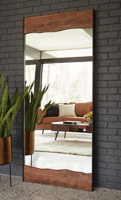 Panchali Brown/Black Floor Mirror