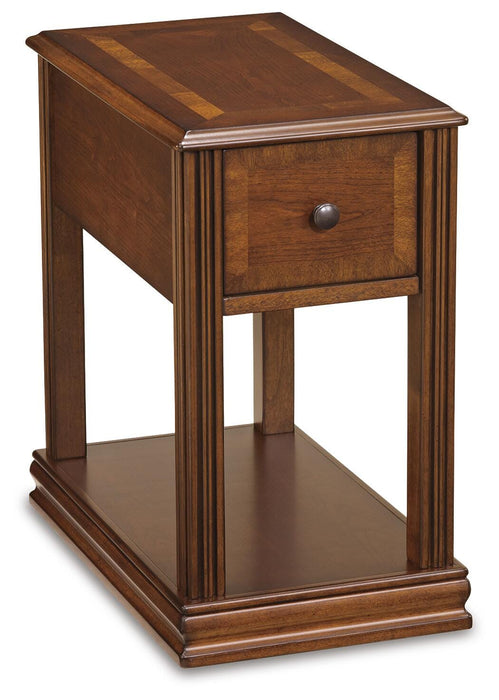 Breegin Brown Chair Side End Table