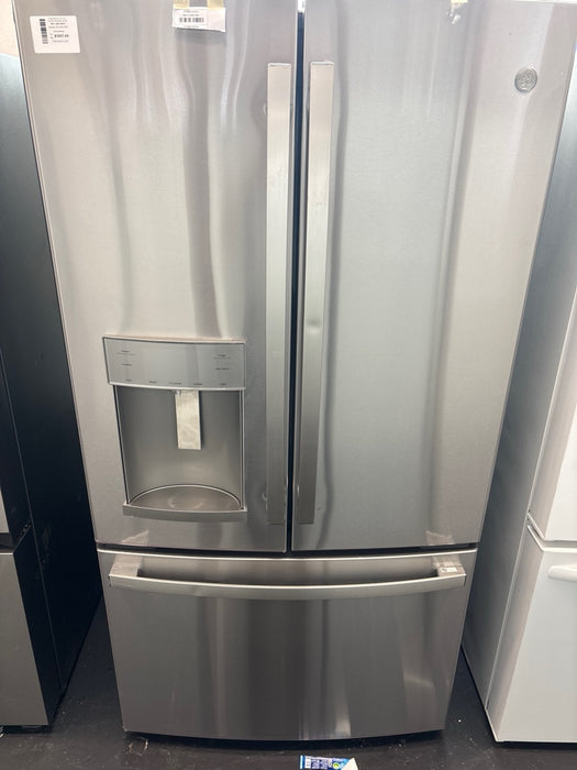 GE - 27.7 Cu. Ft. French Door Refrigerator with Space Saving Ice Maker - Stainless Steel - new