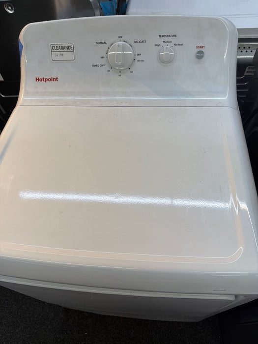 Hotpoint - 6.2 Cu. Ft. Gas Dryer with Auto Dry - White - display_model