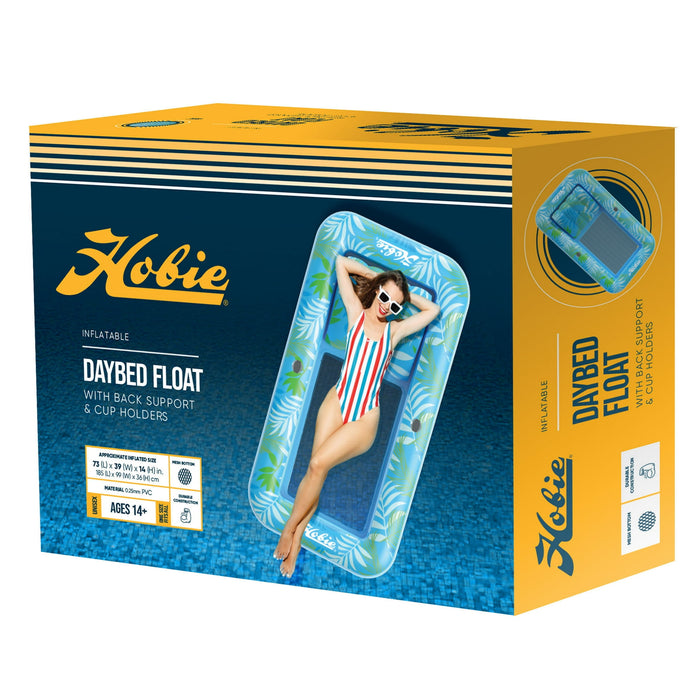 Hobie Inflatable Day Bed Float with Backrest, Ages 8 & up, Unisex - new