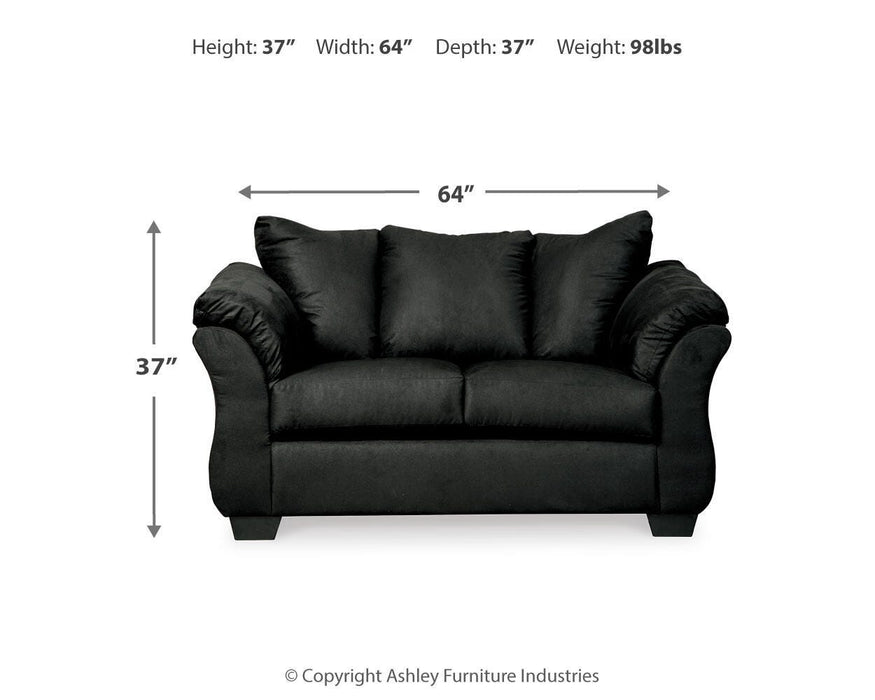 Darcy Black Darcy Loveseat