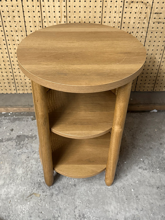 Better Homes & Gardens Springwood Caning Side Table, Light Honey Finish - new