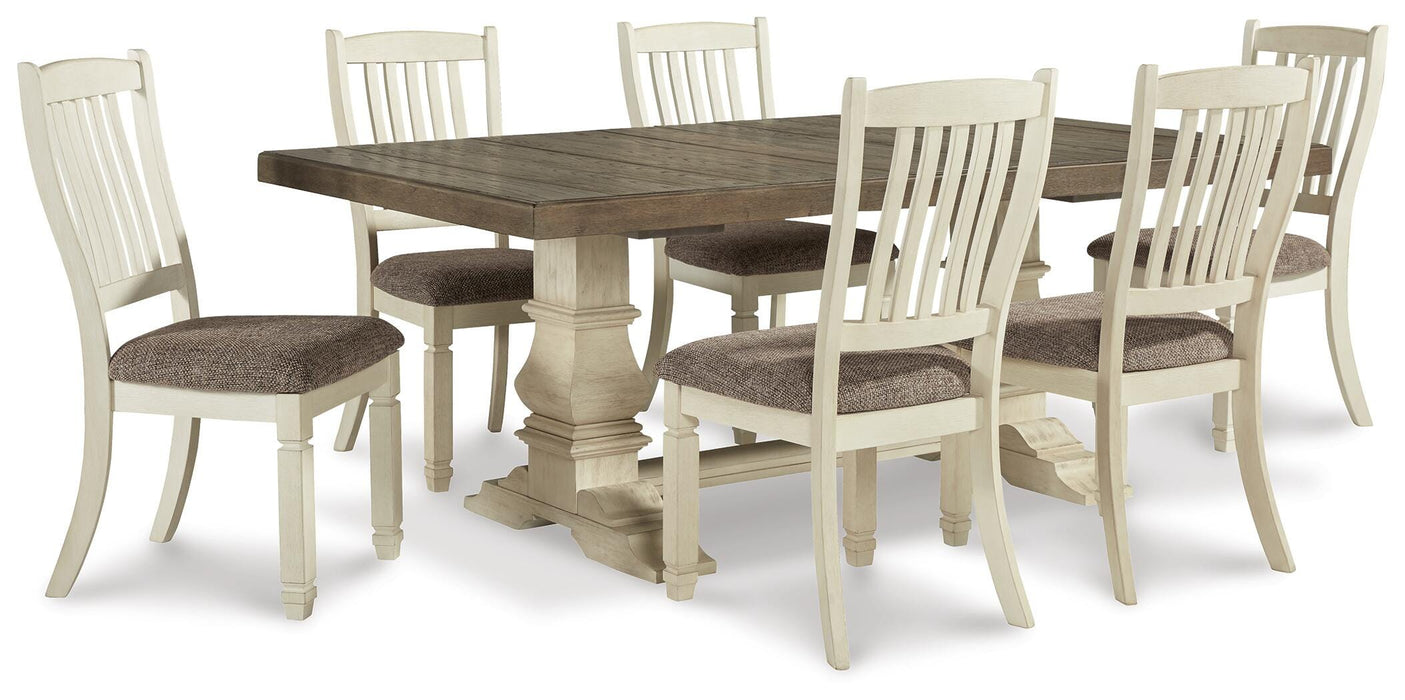 Bolanburg Antique White Bolanburg Dining Table and 6 Chairs
