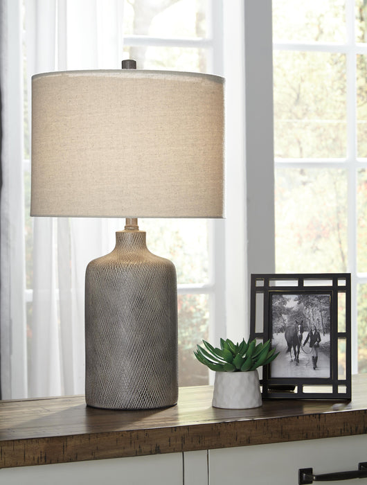 Linus Antique Black Ceramic Table Lamp (1/CN)