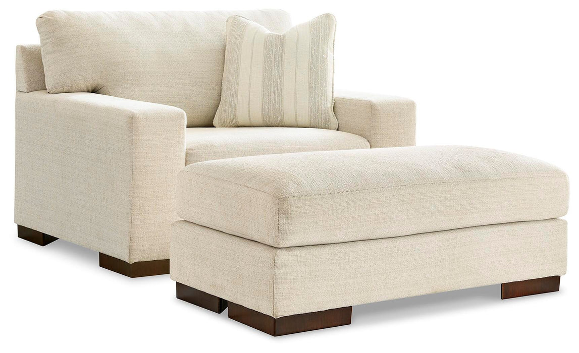 Maggie Birch Maggie Chair and Ottoman