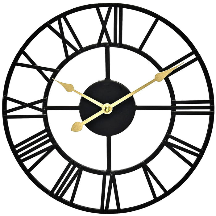 Sorbus 23 Quartz Battery Powered Wall Clock, Roman Numeral - open_box