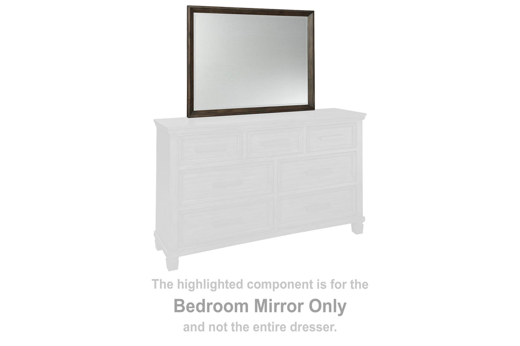 Johurst Grayish Brown Bedroom Mirror