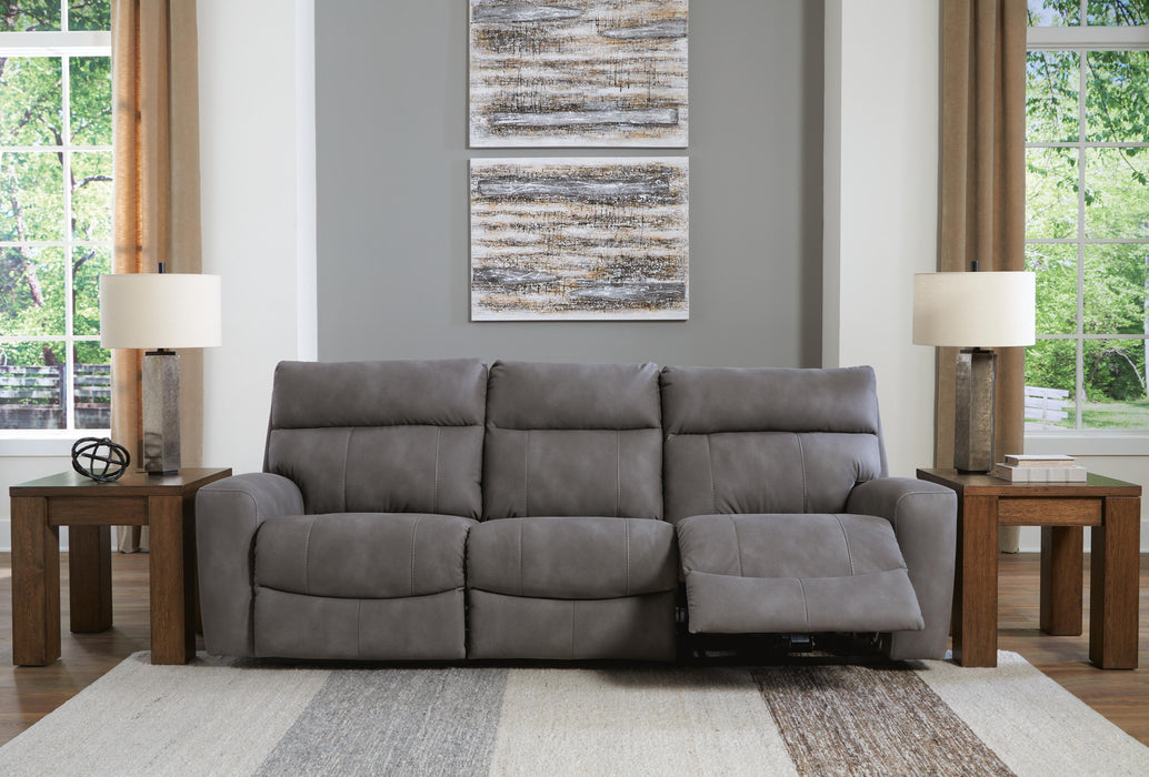 Next-Gen Durapella Slate Next-Gen Durapella 3-Piece Power Reclining Sectional Sofa