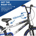 Kent Bicycles Ambush Boys' 20" BMX Kid Bike, Blue