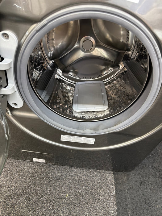 Samsung - 4.5 Cu. Ft. High-Efficiency Stackable Smart Front Load Washer with Steam and Super Speed Wash - display_model