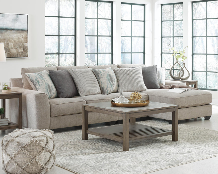 Ardsley Pewter Ardsley 3-Piece Sectional with Chaise