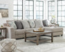 Ardsley Pewter Ardsley 3-Piece Sectional with Chaise
