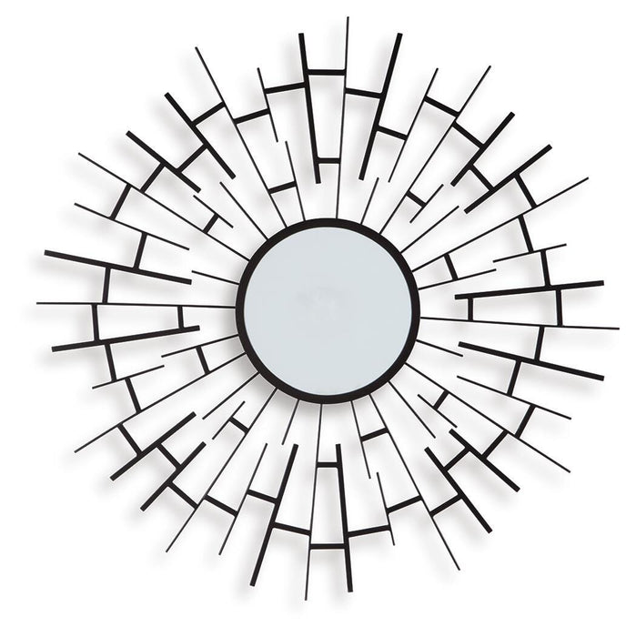 Garrenworth Black Accent Mirror