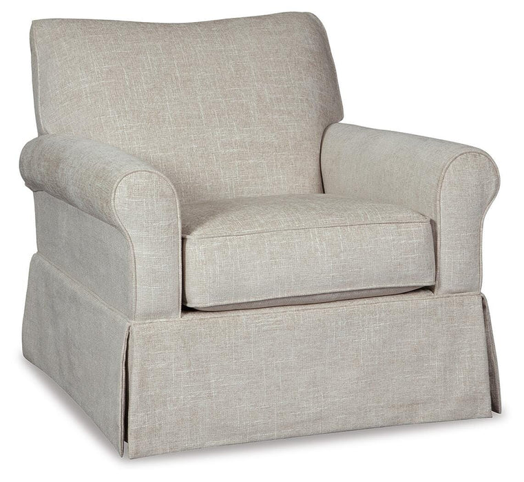 Searcy Quartz Swivel Glider Accent Chair