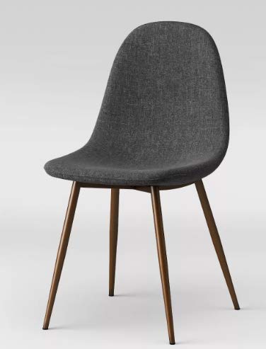 Copley Upholstered Dining Chair - 2 Pack (Dark Gray)