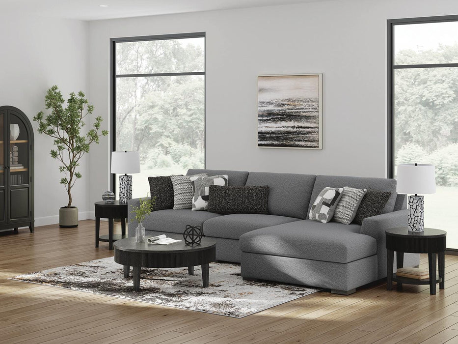 Bealton Salt and Pepper Bealton 3-Piece Sectional with Chaise